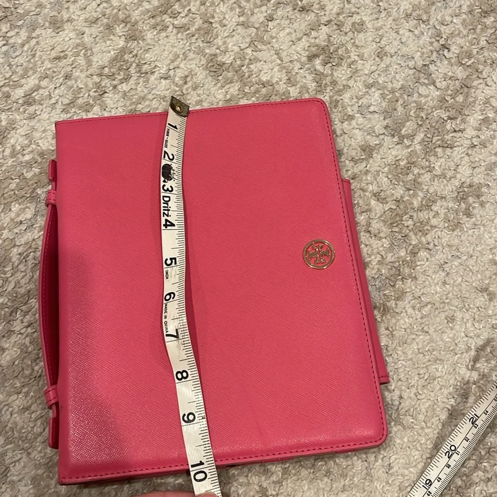TORY BURCH Pink Leather iPad Case